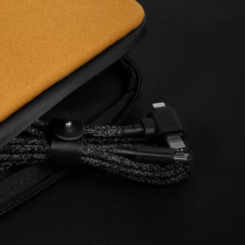 USB-C na USB-C / Lightning kábel Native Union Belt kábel Duo, 1,5 m, zelený