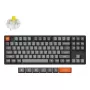 Mechanická klávesnica Keychron K8 Max 80% (87 klávesov) kábel USB + RF Wireless + Bluetooth, RGB, čierna