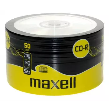 CD-R médiá MAXELL 624036 — 700 MB, 52x, balenie 50 ks