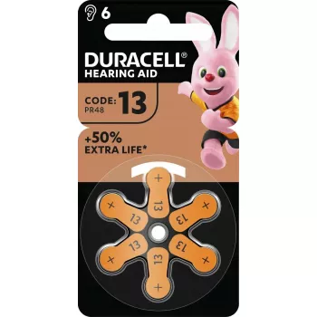 Batéria do načúvacích prístrojov Duracell EasyTab 13 (PR48) balenie 6 ks