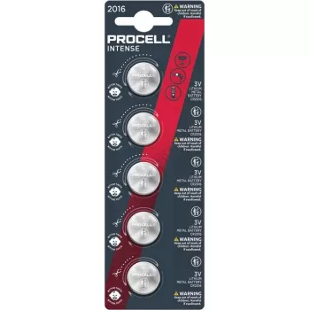 Gombíková batéria Duracell Procell CR2016 – lítium, 3V, balenie 5 ks