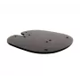 Podlahová doska na priskrutkovanie B-TECH SYSTEM X BT8380 pre montáž na podlahu, 240×240×6 mm, 200 kg, čierna