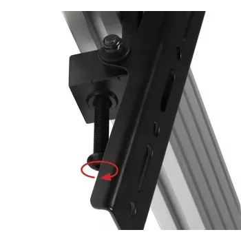 Montážne rameno pre ploché obrazovky B-TECH SYSTEM X VESA 400 s náklonom pre BT8390, čierne, nosnosť 70 kg
