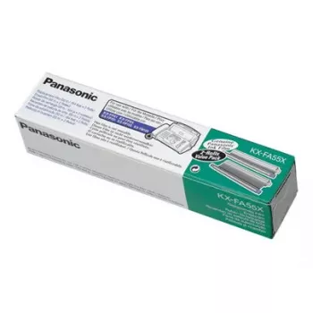 Faxová páska Panasonic KX-FA55X, čierna, 50 m, dosah 280 strán, 2 ks