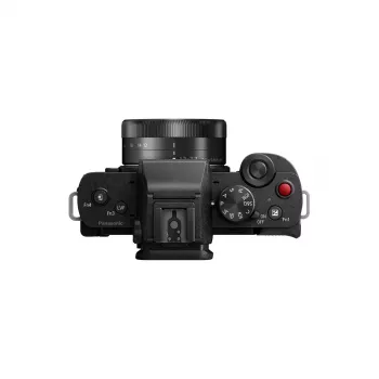 Panasonic Lumix DC-G100D čierna sada fotoaparátu s objektívom H-FS 12-32 a rukoväťou DMW-SHGR2