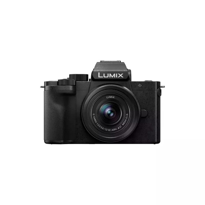 Panasonic Lumix DC-G100D čierna súprava fotoaparátu s objektívom H-FS 12-32 a gripom DMW-SHGR2