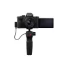 Panasonic Lumix DC-G100D čierna súprava fotoaparátu s objektívom H-FS 12-32 a gripom DMW-SHGR2