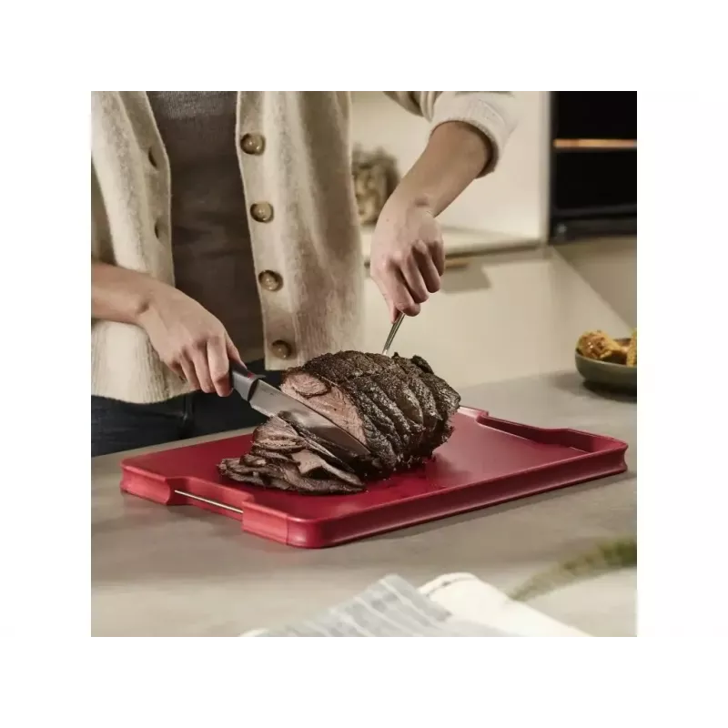 Krájacia doska Joseph Joseph Cut&Carve Plus multifunkčná červená 60207