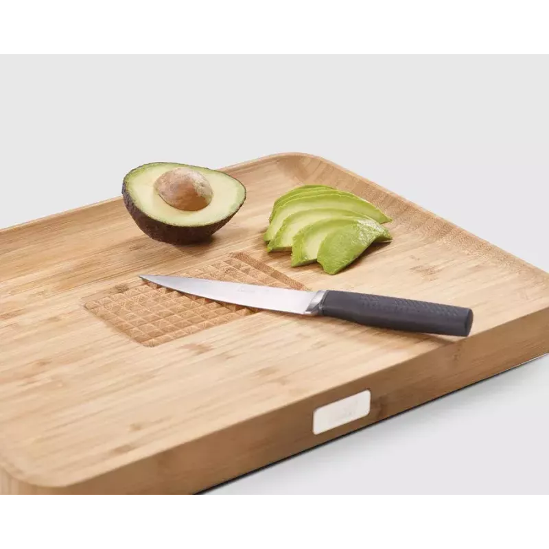 Krájacia doska Joseph Joseph Cut&Carve obdĺžniková bambus