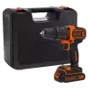Vŕtacia skrutkovačka Black & Decker BDCHD18K-QW 1400 min⁻¹, 1,5 Ah, čierna, oranžová