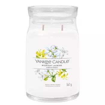 Vosková sviečka Yankee Candle Midnight Jasmine výška 157 mm šírka 93 mm 567 g