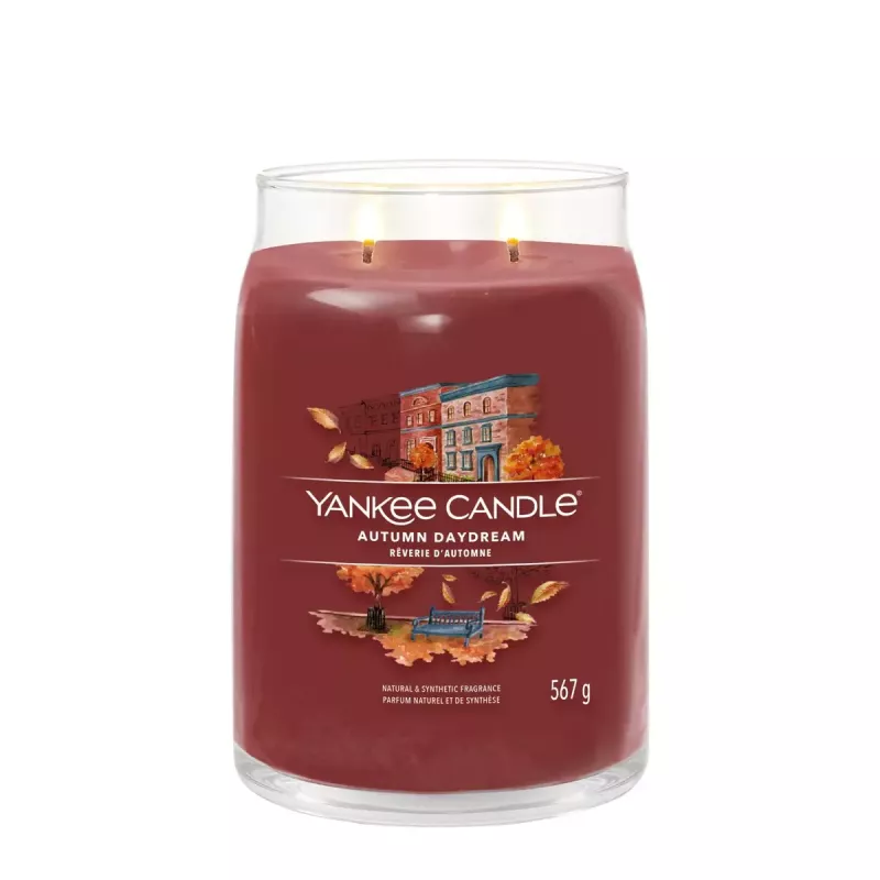 Vosková sviečka Yankee Candle 1743378E červená 157 mm výška 9,3 cm priemer 567 g