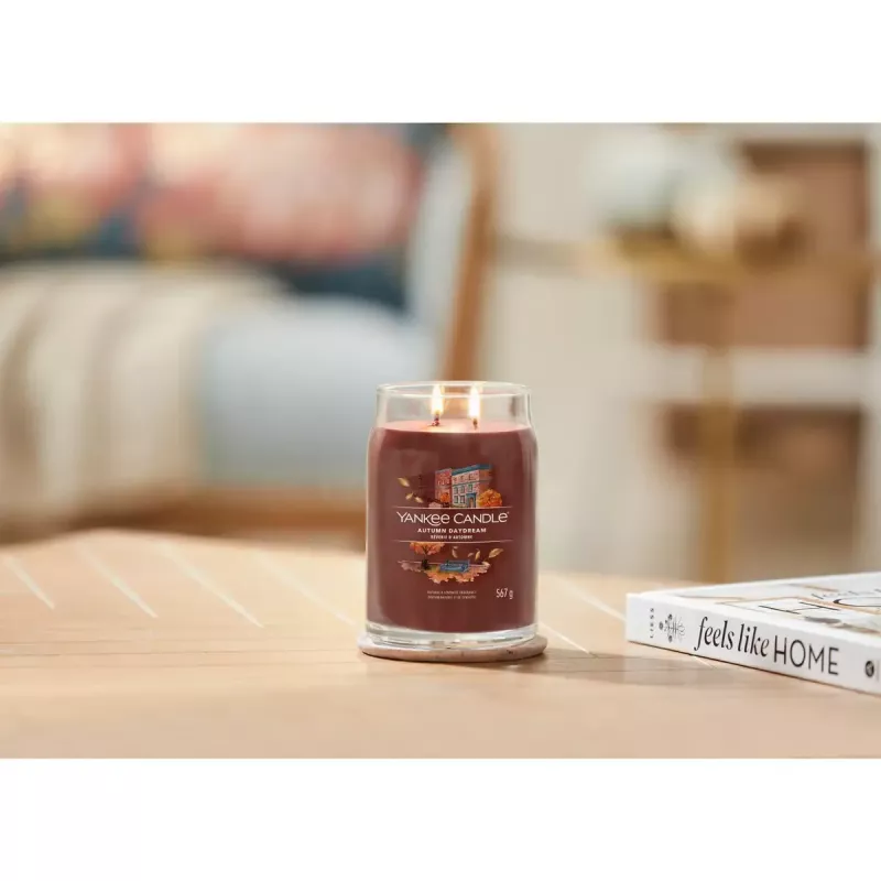 Vosková sviečka Yankee Candle 1743378E červená 157 mm výška 9,3 cm priemer 567 g