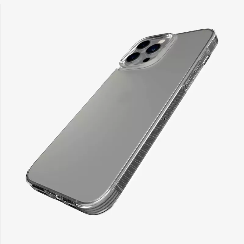 Puzdro na telefón Tech21 Evo Lite pre iPhone 13 Pro Max — transparentné, vhodné pre 17 cm (6,7