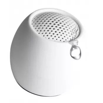 Prenosný mono reproduktor Boompods Zero – biely, 3 W RMS, 3 cm menič, IPX6, 5 h batéria
