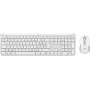 Logitech MK950 Signature tenká klávesnica a myš súčasťou balenia kancelária RF Wireless + Bluetooth QWERTY dánska fínska nórska švédska biela