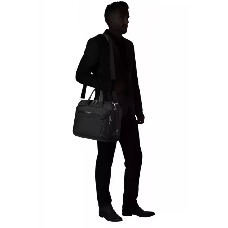 Aktovka Samsonite PRO-DLX 6 39,6 cm rozšíriteľná čierna