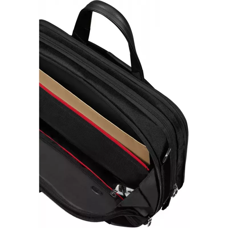 Aktovka Samsonite PRO-DLX 6 39,6 cm rozšíriteľná čierna
