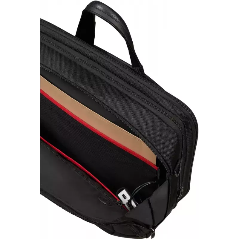 Aktovka Samsonite PRO-DLX 6 43,9 cm čierna rozšíriteľná