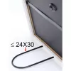 Samostatný rám na obrázok Deknudt S41JL1 biely drevo 232x318 mm