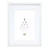 Samostatný rám na obrázok Deknudt S66KF1 P1 biely MDF sklo drevo 30x40