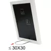 Samostatný rám na obrázok Deknudt S66KF1 P1 biely MDF sklo drevo 30x40