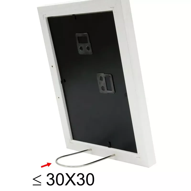 Samostatný rám na obrázok Deknudt S66KF1 P1 biely MDF sklo drevo 30x40