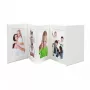 Fotoalbum Deknudt Leporello biely 8 listov 10 x 15 cm