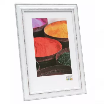 Samostatný rám na obrázok Deknudt S221H3 čierny biely drevo 180x230 mm