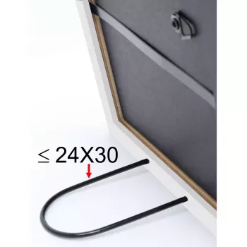 Samostatný rám na obrázok Deknudt S41JL1 biely drevo 311x434 mm