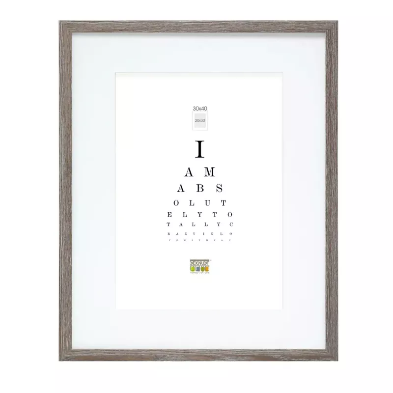 Samostatný rám na obrázok Deknudt S66KH3 P1 sivý 332x433 mm