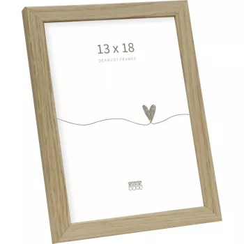 Rám na obrázok Deknudt S47CJ1 13x18 cm masívny dub — drevený rám na obrázok na výšku
