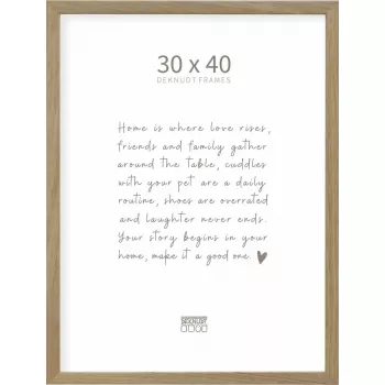 Rám na obrázok Deknudt S47CJ1 masívny dub 30×40 cm – na stenu a na stôl