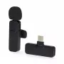 Bezdrôtový nabíjateľný USB-C lavalier mikrofón Nedis MICW110BK