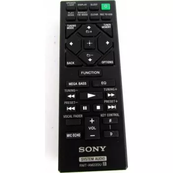 Diaľkový ovládač Sony RMT-AM420U kompatibilný s rôznymi zariadeniami Sony — náhradný diaľkový ovládač