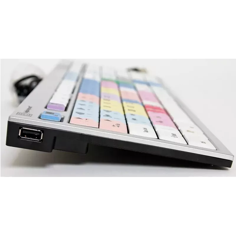Klávesnica Logickeyboard LKB-MCOM4-AJPU-UK Office USB viacfarebná