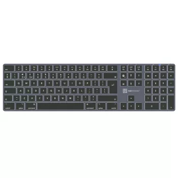 Klávesnica LogicKeyboard SKB-TM-UK Full-Size USB + Bluetooth, QWERTY UK English, Titanium