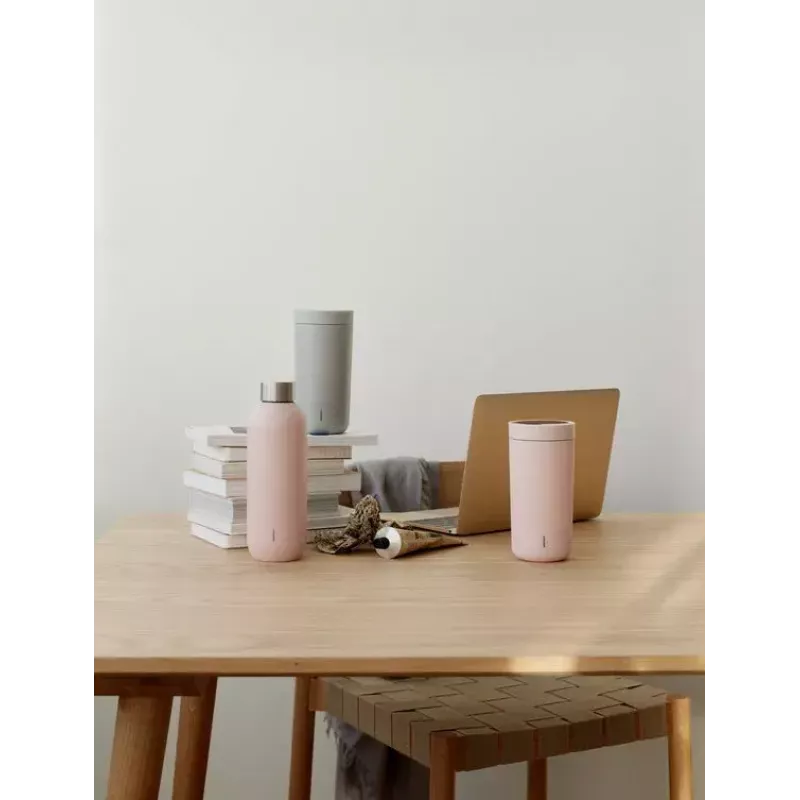 Stelton To Go Click 400 ml ružová polypropylén nerez