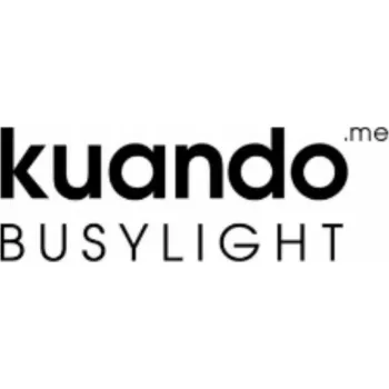 Stavový indikátor Kuando Busylight UC Alpha Puder – napájaný cez USB, stolný indikátor prítomnosti