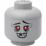 Storage Head Large by room copenhagen — úložná krabica kompatibilná s LEGO „Zombie“ (sivá)