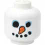 Storage Head Snowman large by room copenhagen — úložná nádoba na hračky kompatibilná s LEGO, biela