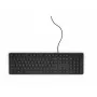 Drôtová klávesnica Dell KB216 USB AZERTY JD03G – USB pripojenie, rozloženie AZERTY