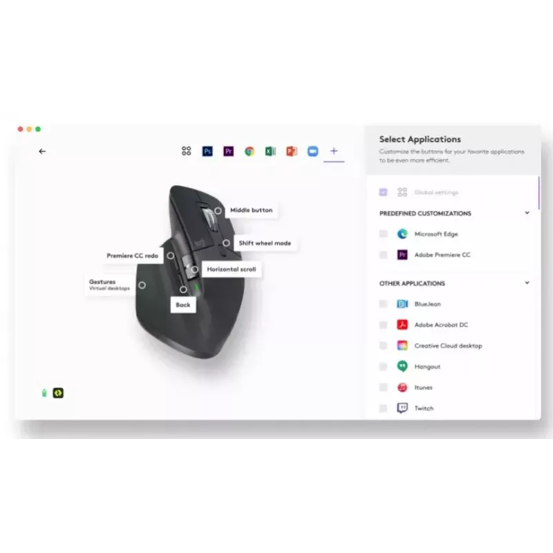 Myš Logitech MX Master 3S RF Wireless + Bluetooth