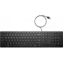Káblová klávesnica HP 320K WD L96909-031, UK rozloženie