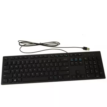 Dell USB 104-klávesová RKR0N klávesnica s multimediálnymi klávesmi, drôtové USB pripojenie