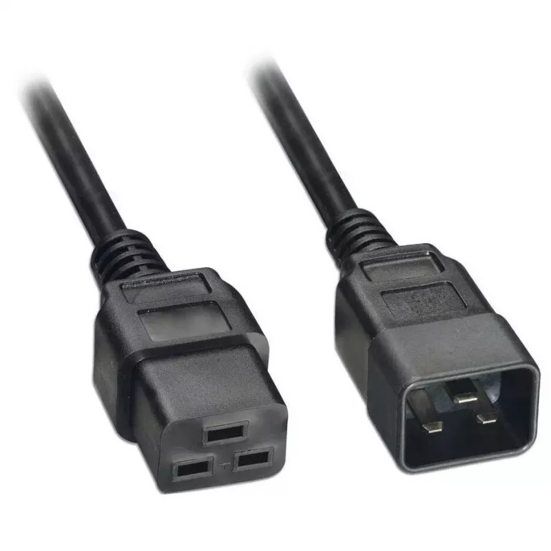 Akyga AK-UP-03 serverový predlžovací kábel IEC C20 na C19, 1,8 m, čierny