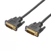 Akyga AK-AV-02 DVI-I Dual-Link kábel, 24+5-pinový, 1,8 m, čierny