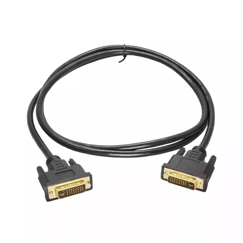 Akyga AK-AV-02 DVI-I Dual-Link kábel, 24+5-pinový, 1,8 m, čierny