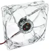 Akyga AW-12A-BG 120 mm ventilátor skrine, 4 zelené LED, Molex