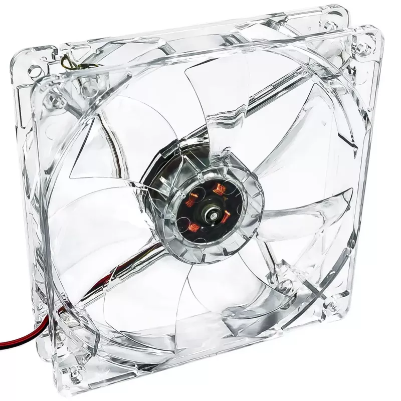 Akyga AW-12A-BG 120 mm ventilátor skrine, 4 zelené LED, Molex